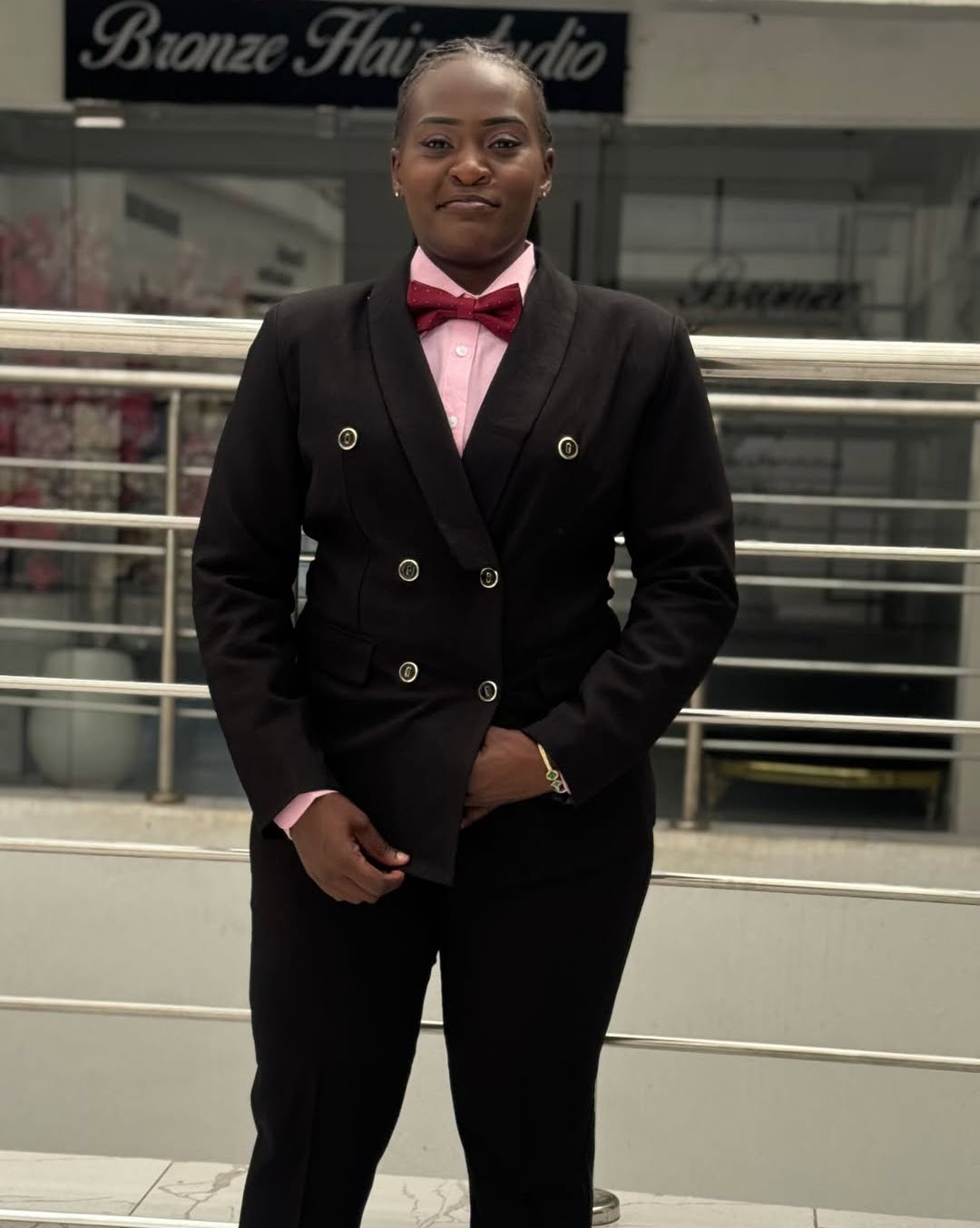 Jeannete Hope Wangara in refined business fashion styling