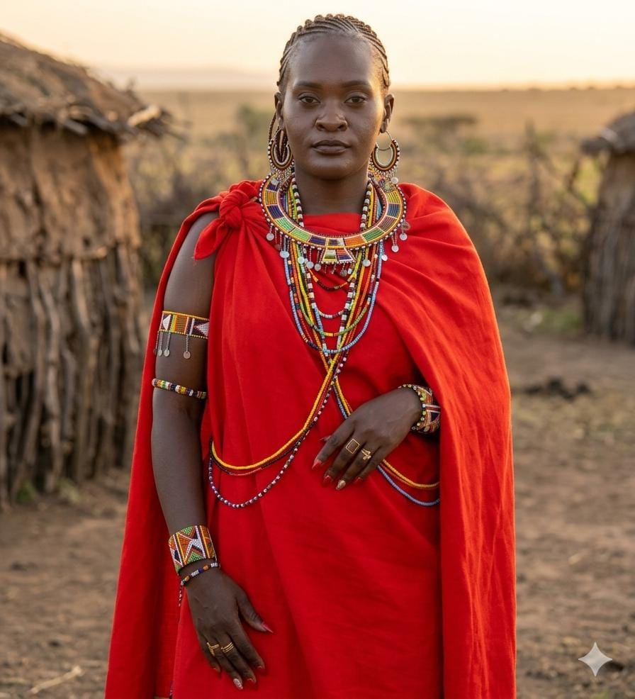 Jeannete Hope Wangara wearing the Heritage Luxe look