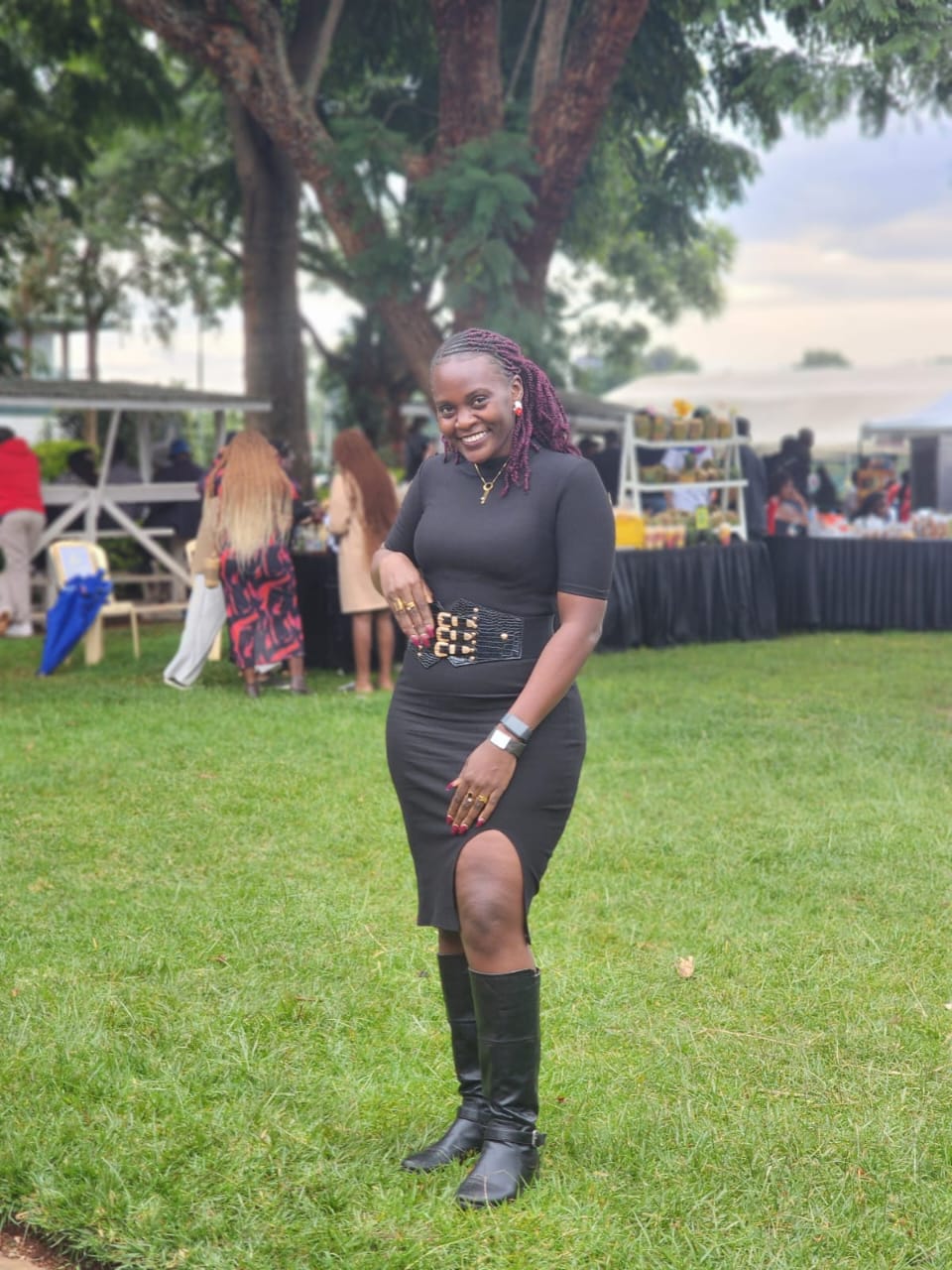 Jeannete Hope Wangara in a confident bold street style look